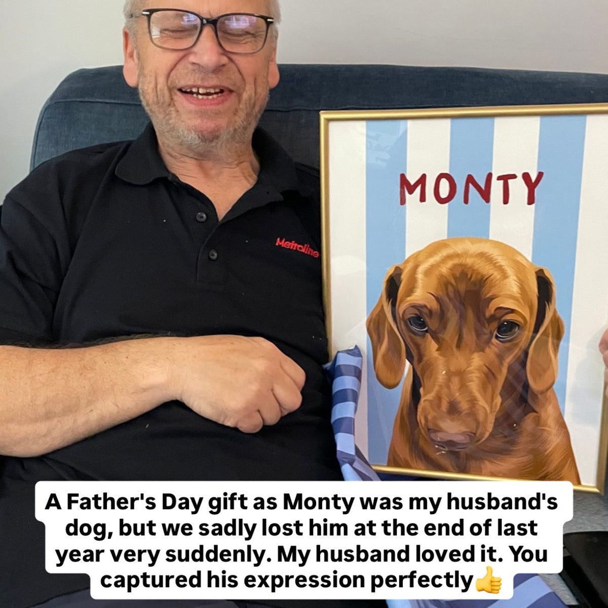 Stripy - Custom Pet Portrait