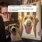 Stripes | Custom Pet Portrait