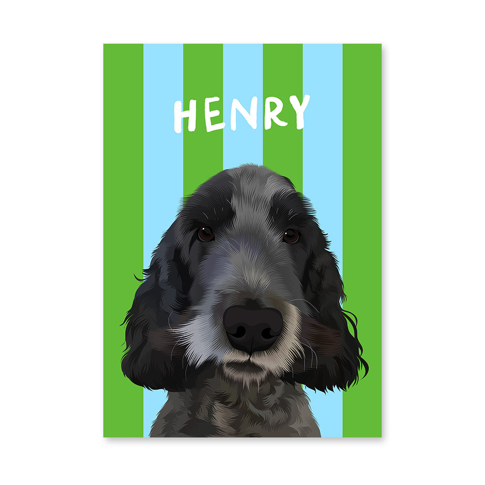 Stripy | Custom Pet Portrait