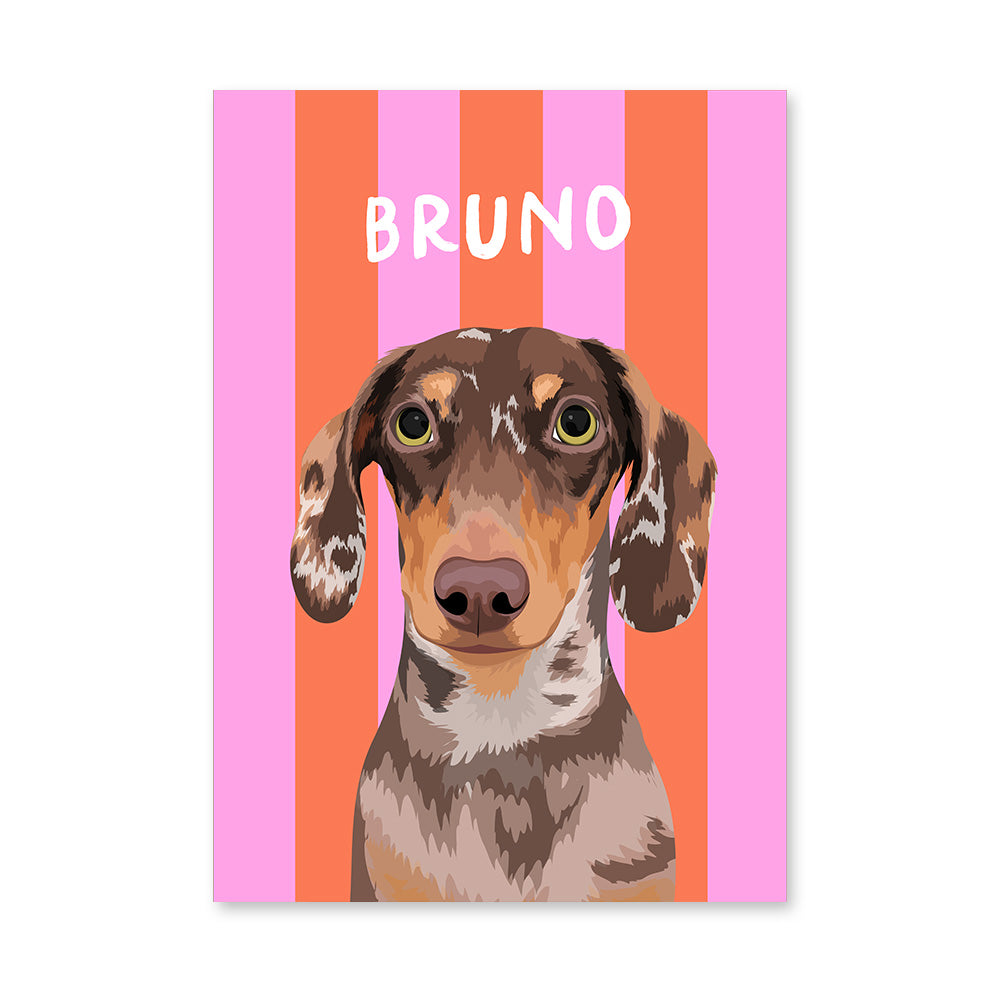 Stripy | Custom Pet Portrait
