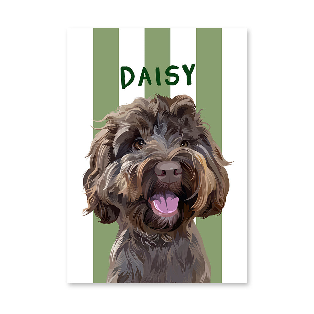 Stripy | Custom Pet Portrait