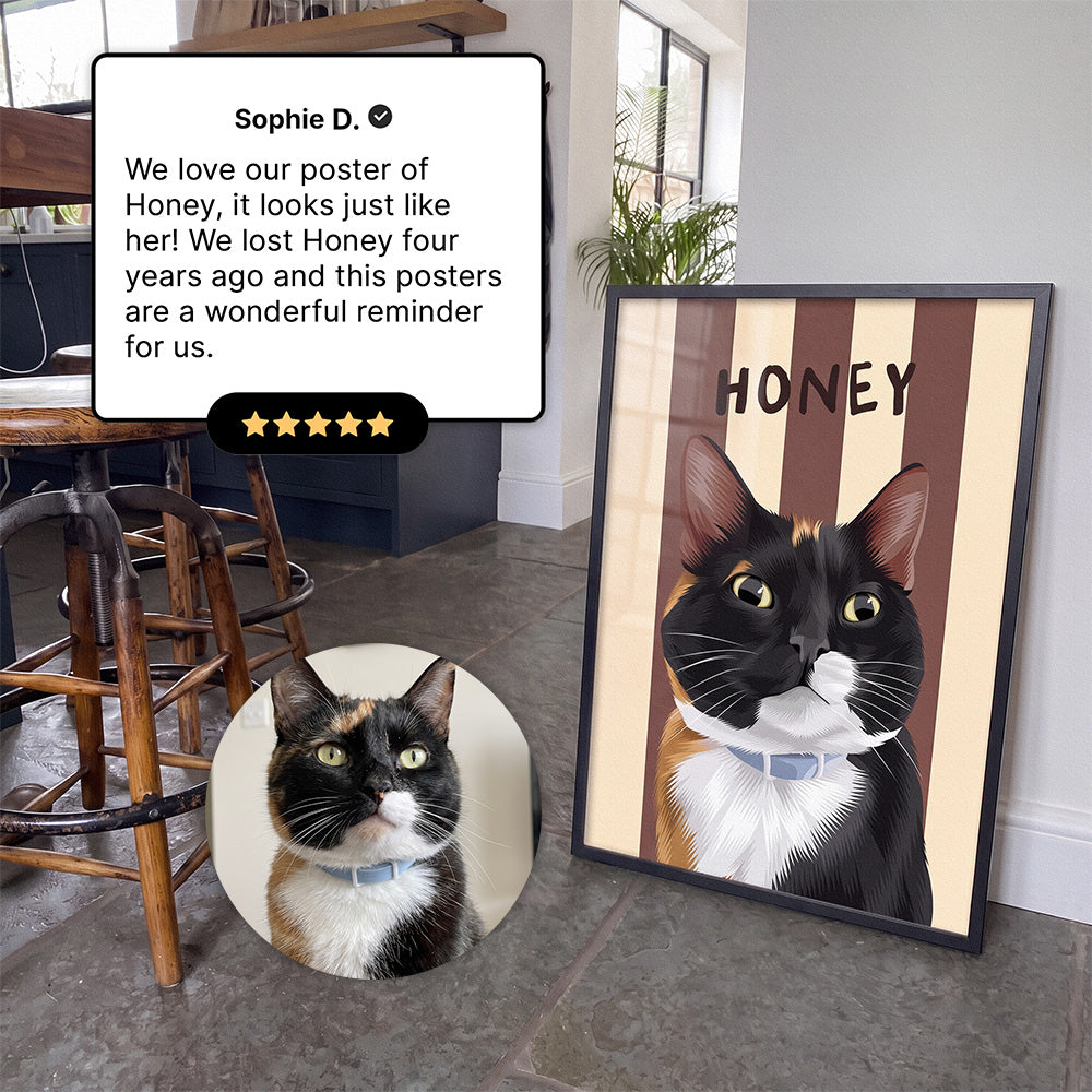 Stripy / Custom Pet Portrait