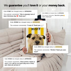 Stripy | Custom Pet Portrait Canvas