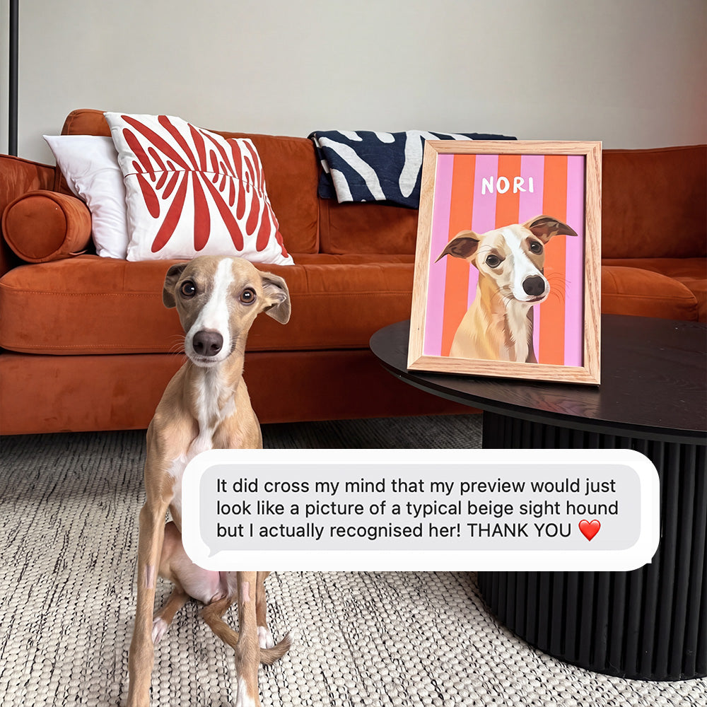 Stripy / Custom Pet Portrait