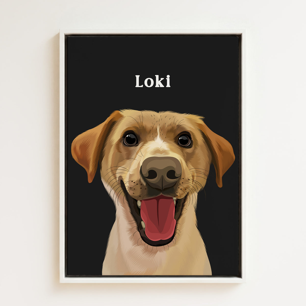 Classic | Custom Pet Portrait Canvas