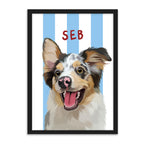 Stripes | Custom Pet Portrait