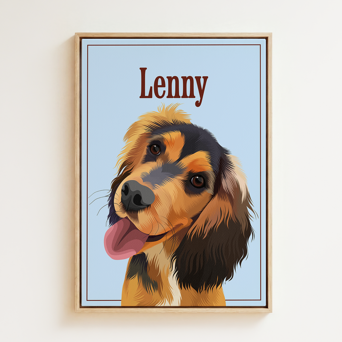 Breakfast Club | Custom Pet Portrait Canvas