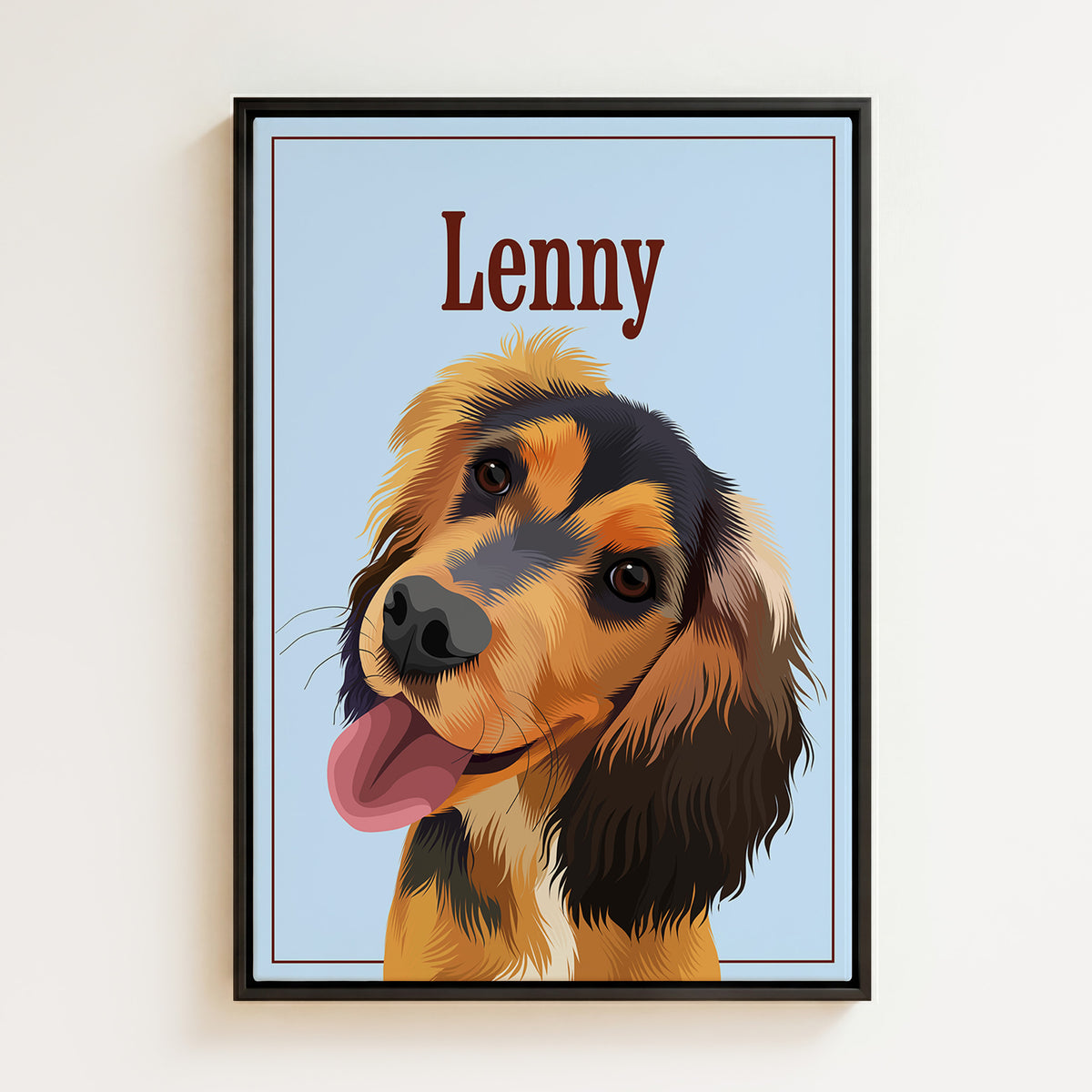 Breakfast Club | Custom Pet Portrait Canvas