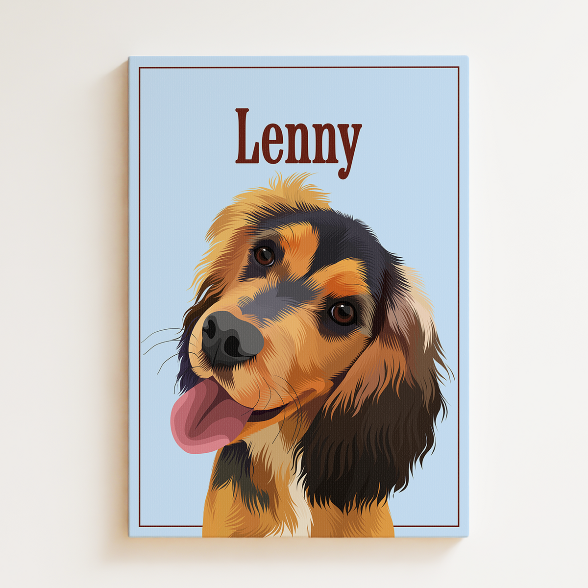 Breakfast Club | Custom Pet Portrait Canvas
