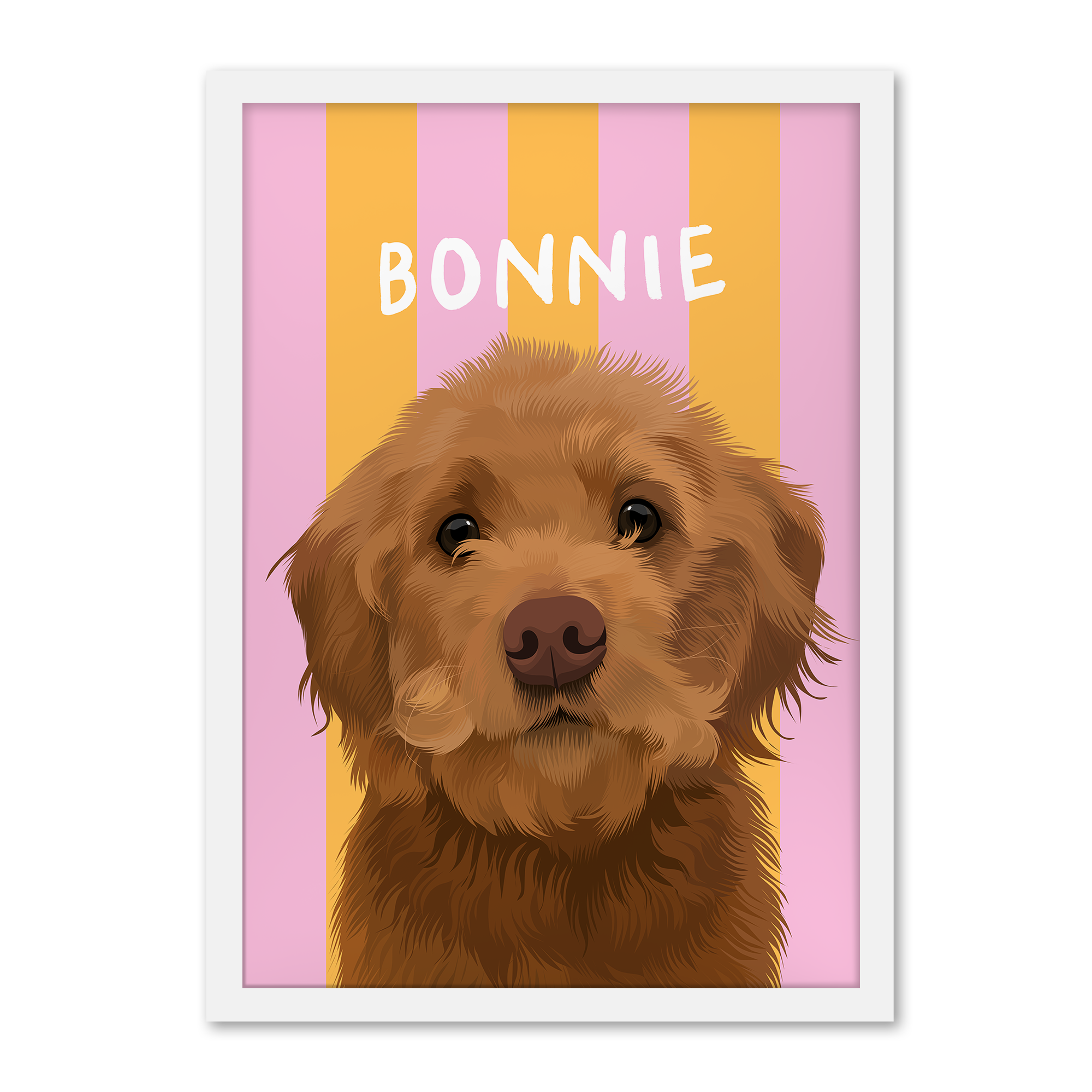 Stripes | Custom Pet Portrait