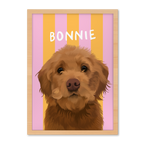 Stripy - Custom Pet Portrait