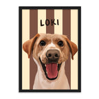 Stripy - Custom Pet Portrait