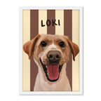 Stripy - Custom Pet Portrait