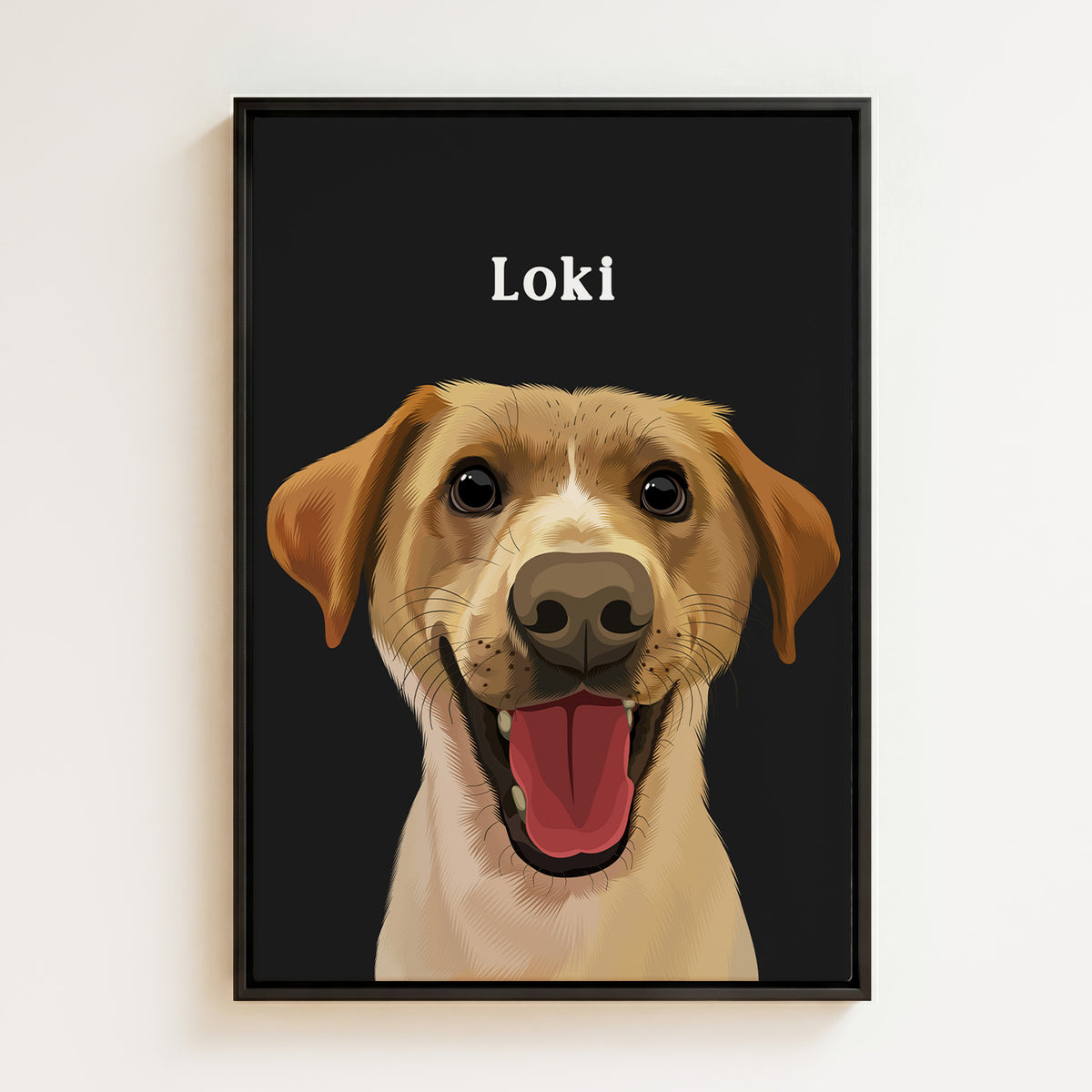 Classic | Custom Pet Portrait Canvas