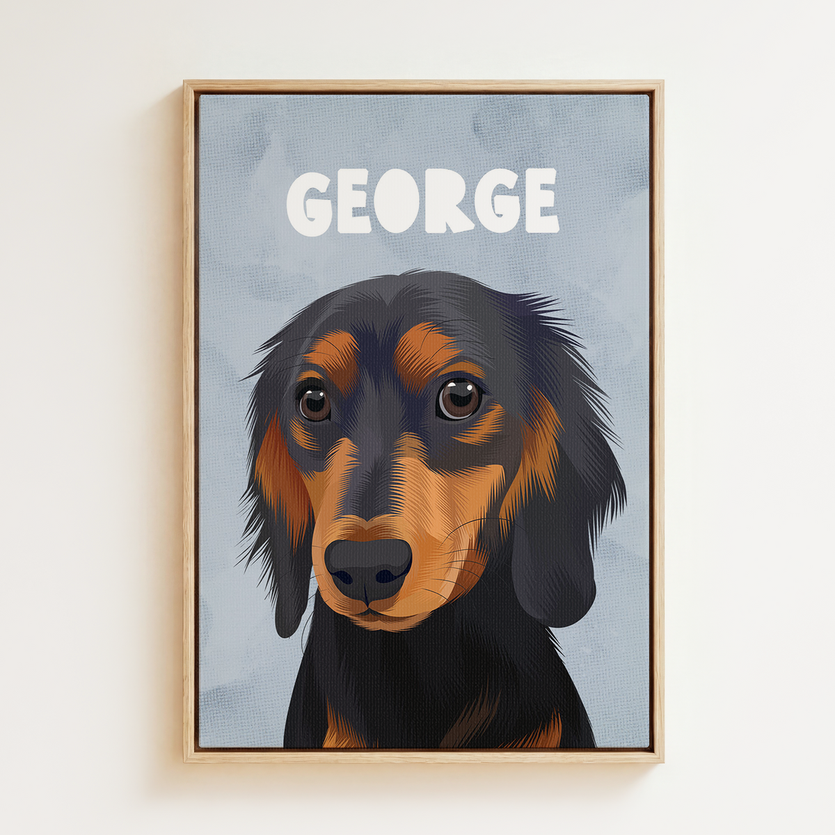 Wanderer | Custom Pet Portrait Canvas