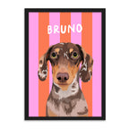 "Coral_Pink™ — custom pet portrait"