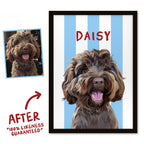 Stripy / Custom Pet Portrait