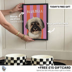Stripy | Custom Pet Portrait