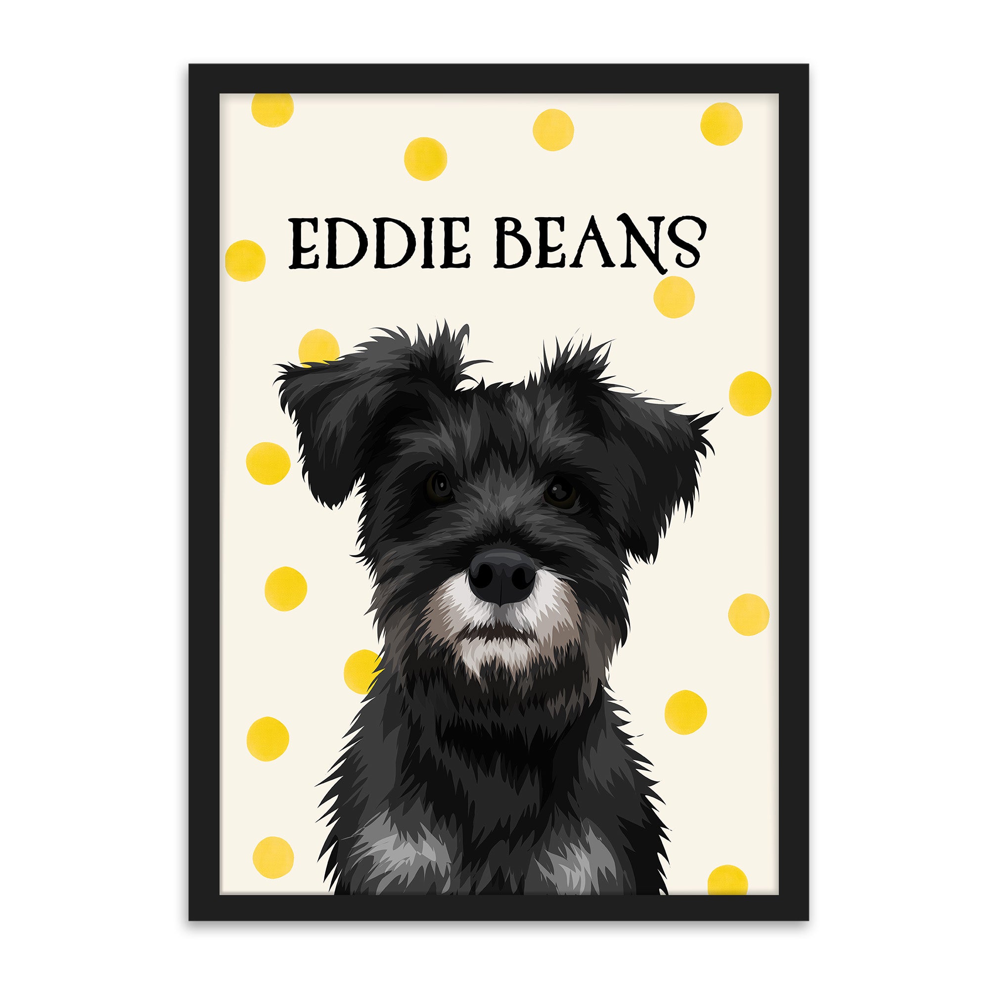 Polka Dots | Custom Pet Portrait
