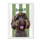 Stripy - Custom Pet Portrait