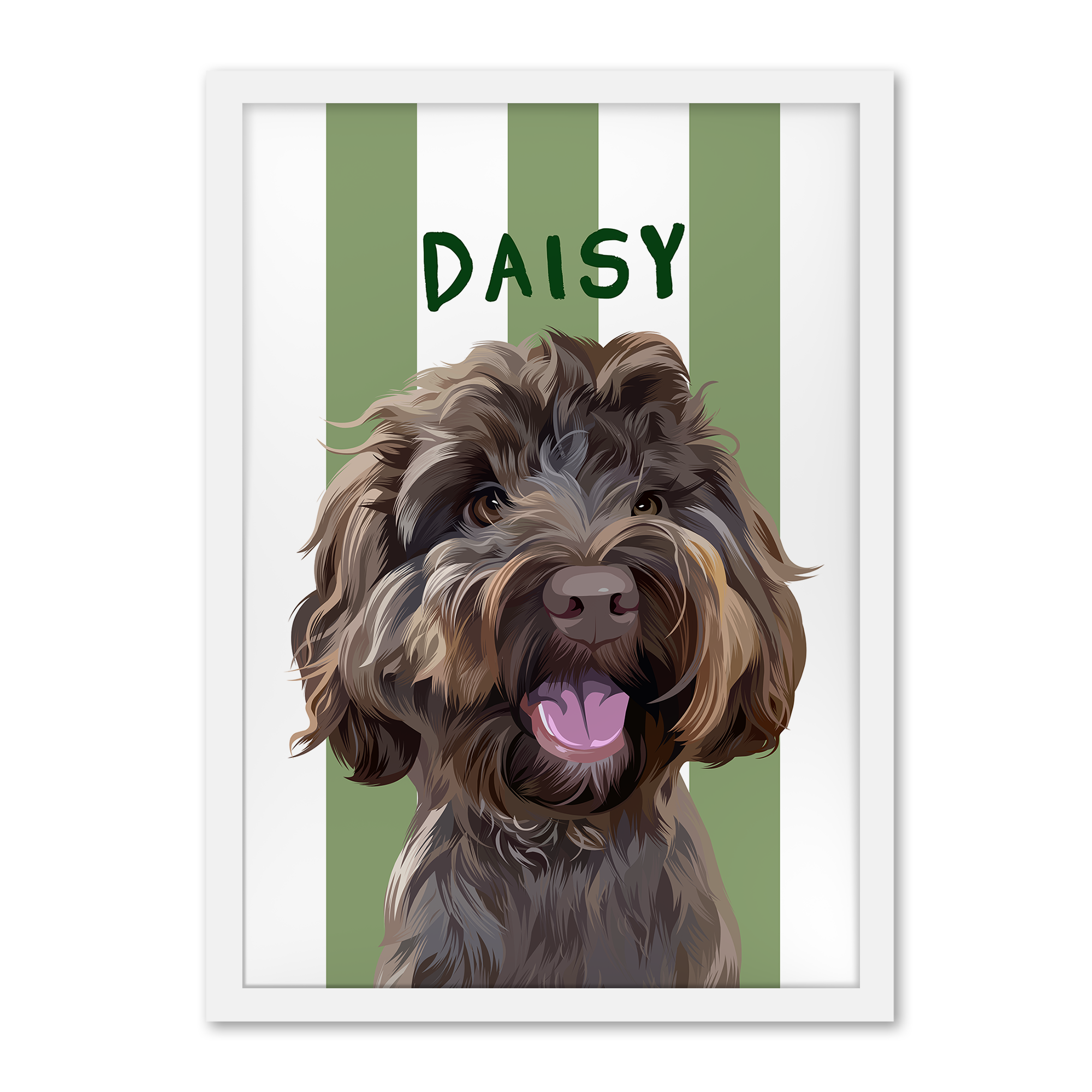 Stripes | Custom Pet Portrait