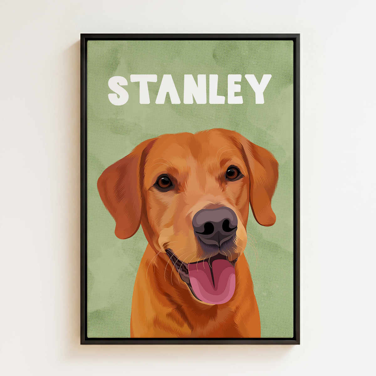 Wanderer | Custom Pet Portrait Canvas