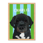 Stripy - Custom Pet Portrait
