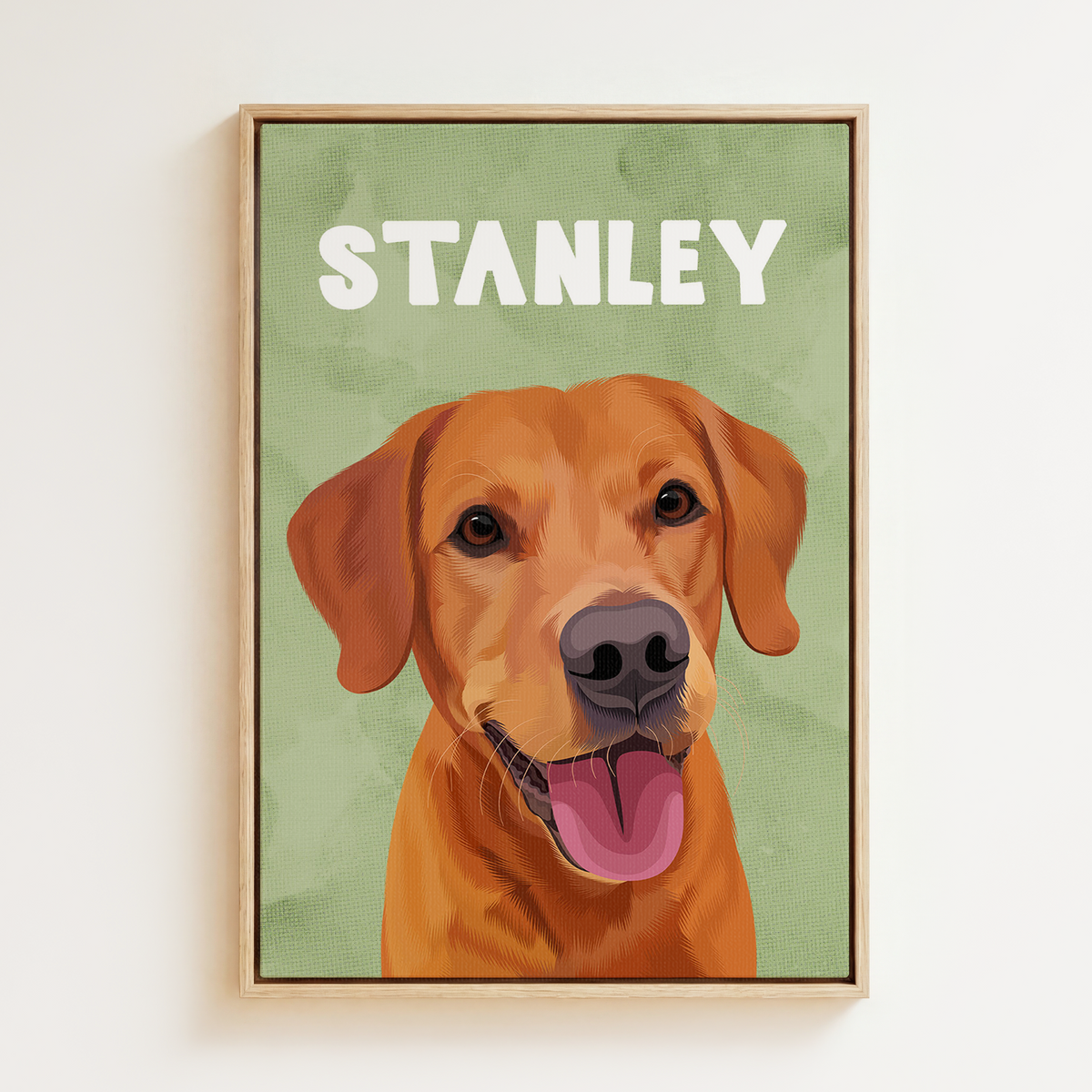 Wanderer | Custom Pet Portrait Canvas
