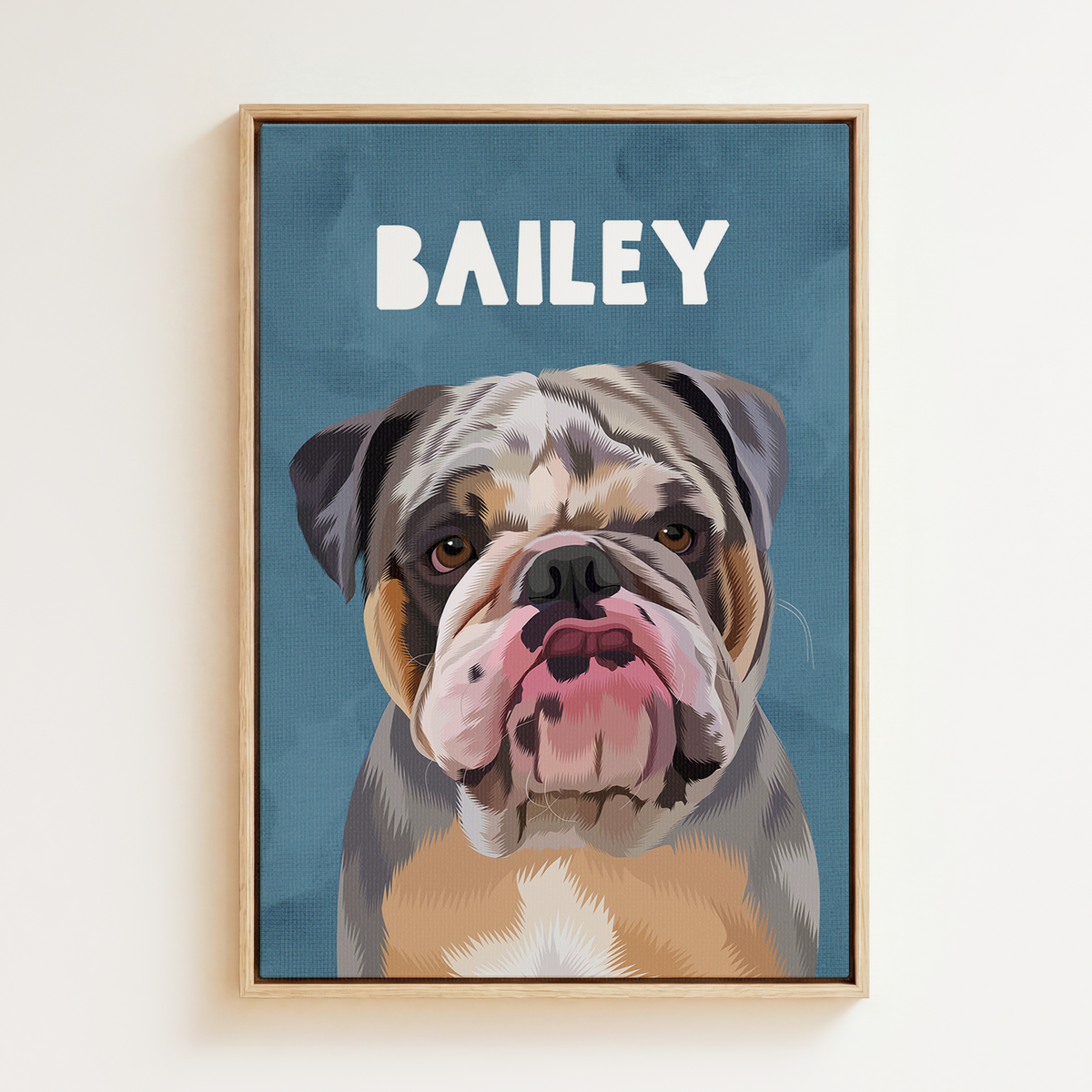 Wanderer | Custom Pet Portrait Canvas