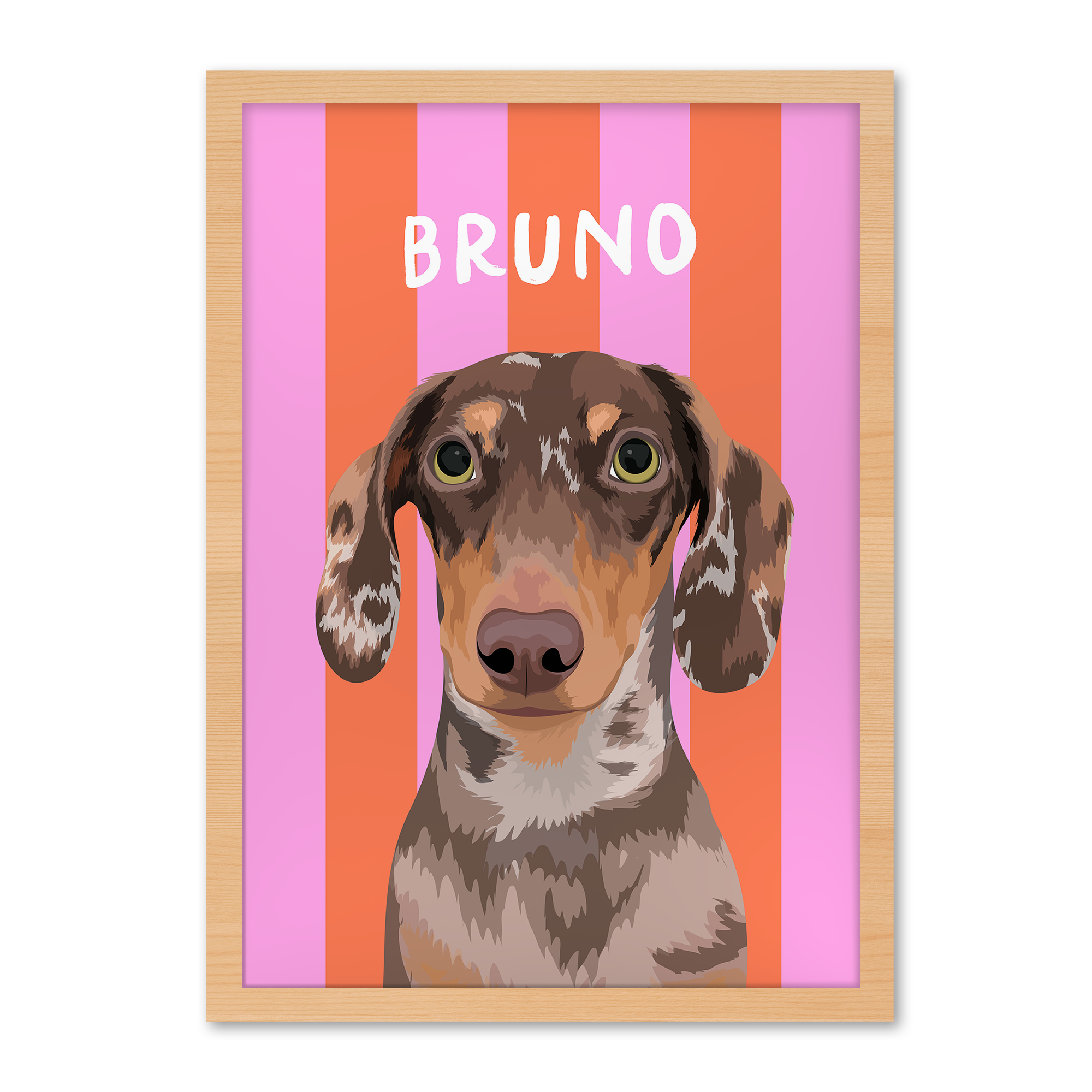 Stripes | Custom Pet Portrait