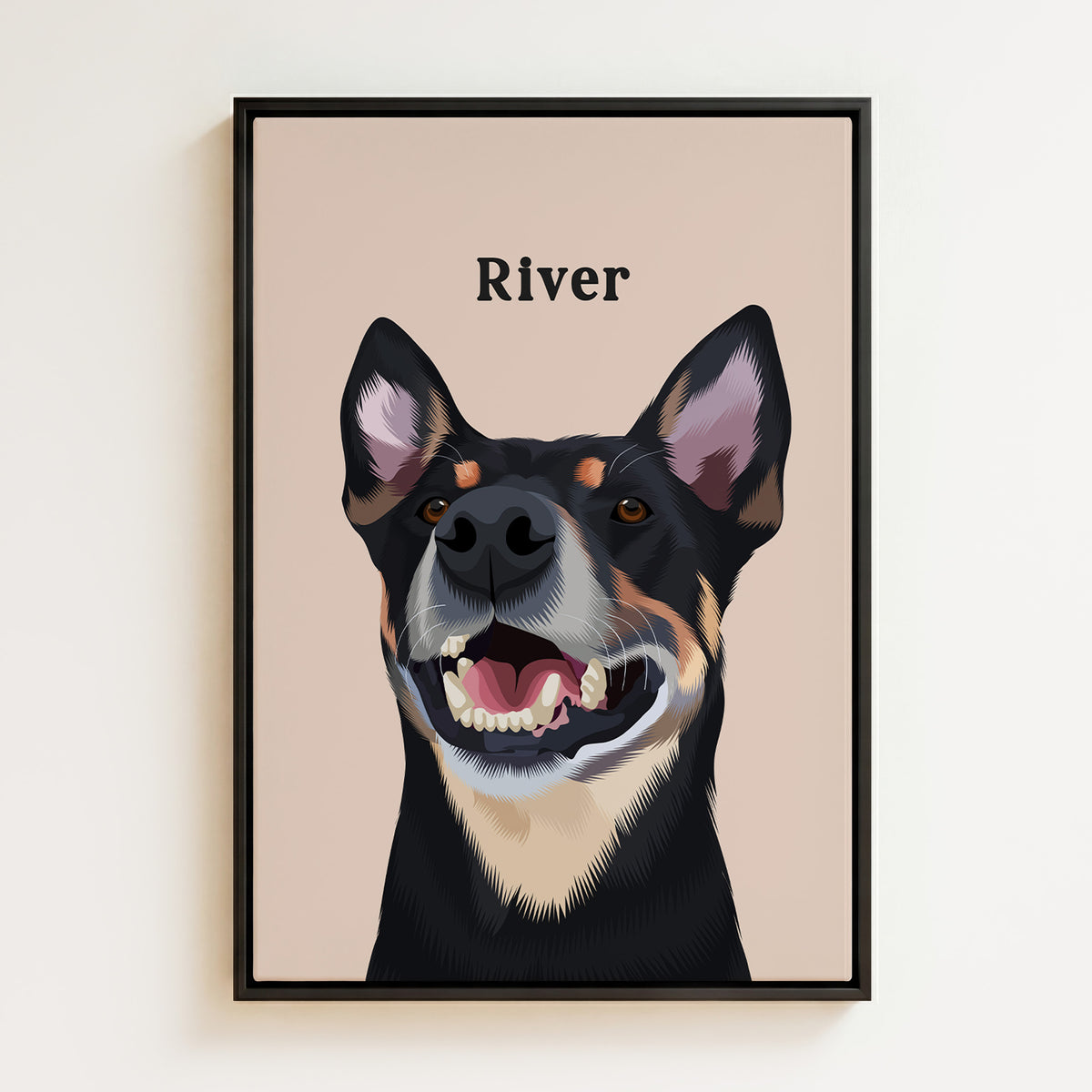 Classic | Custom Pet Portrait Canvas