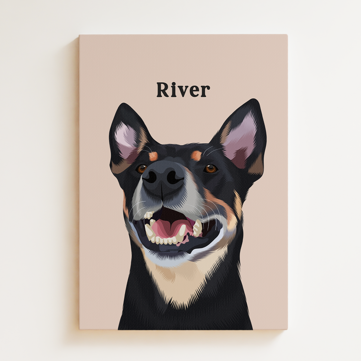 Classic | Custom Pet Portrait Canvas