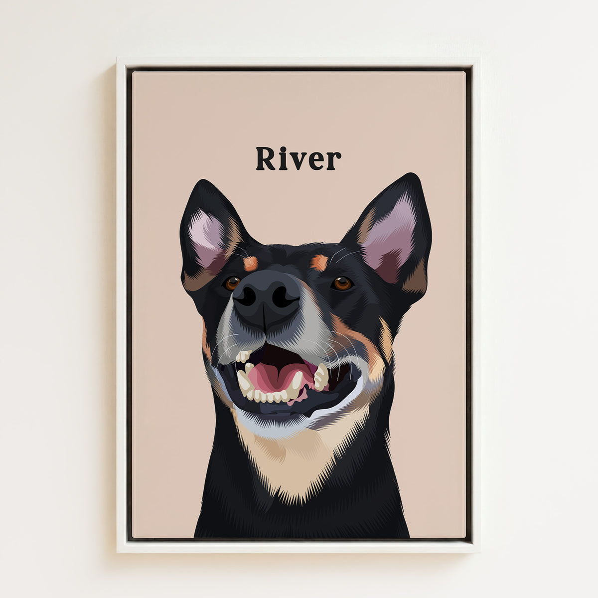 Classic | Custom Pet Portrait Canvas
