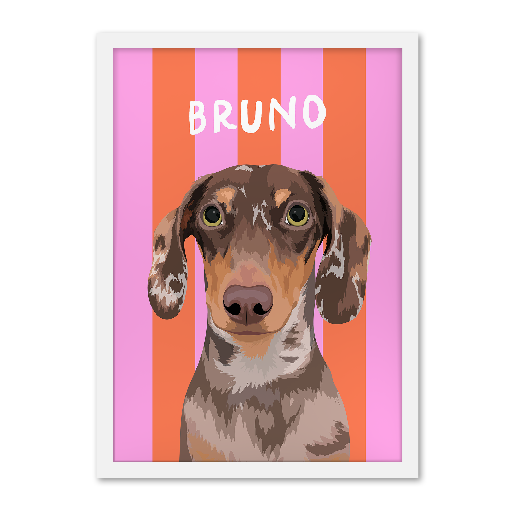 Stripes | Custom Pet Portrait