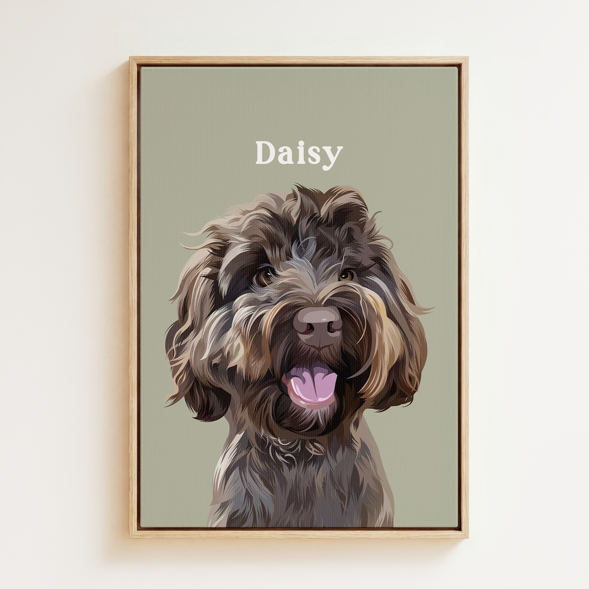 Classic | Custom Pet Portrait Canvas