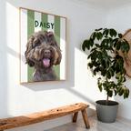 Stripy | Custom Pet Portrait Canvas