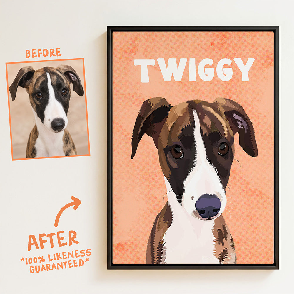 Wanderer | Custom Pet Portrait Canvas
