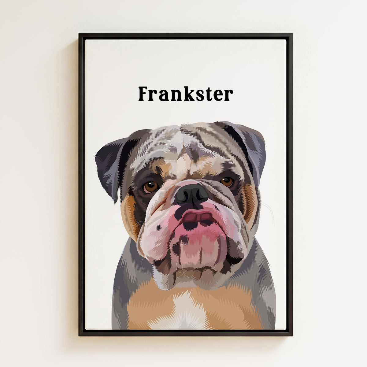 Classic | Custom Pet Portrait Canvas