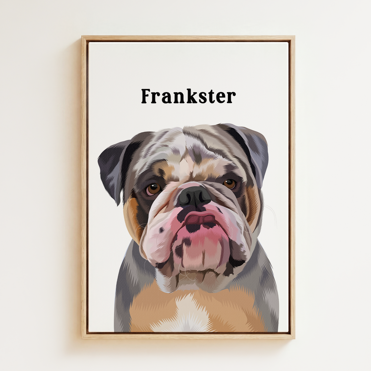Classic | Custom Pet Portrait Canvas