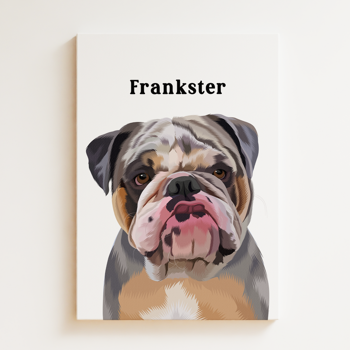 Classic | Custom Pet Portrait Canvas