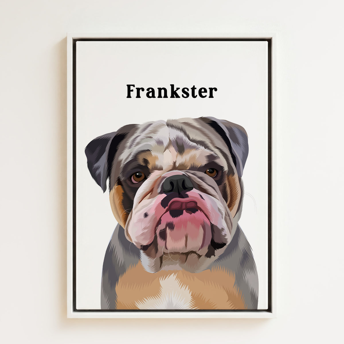 Classic | Custom Pet Portrait Canvas