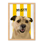 Stripy - Custom Pet Portrait