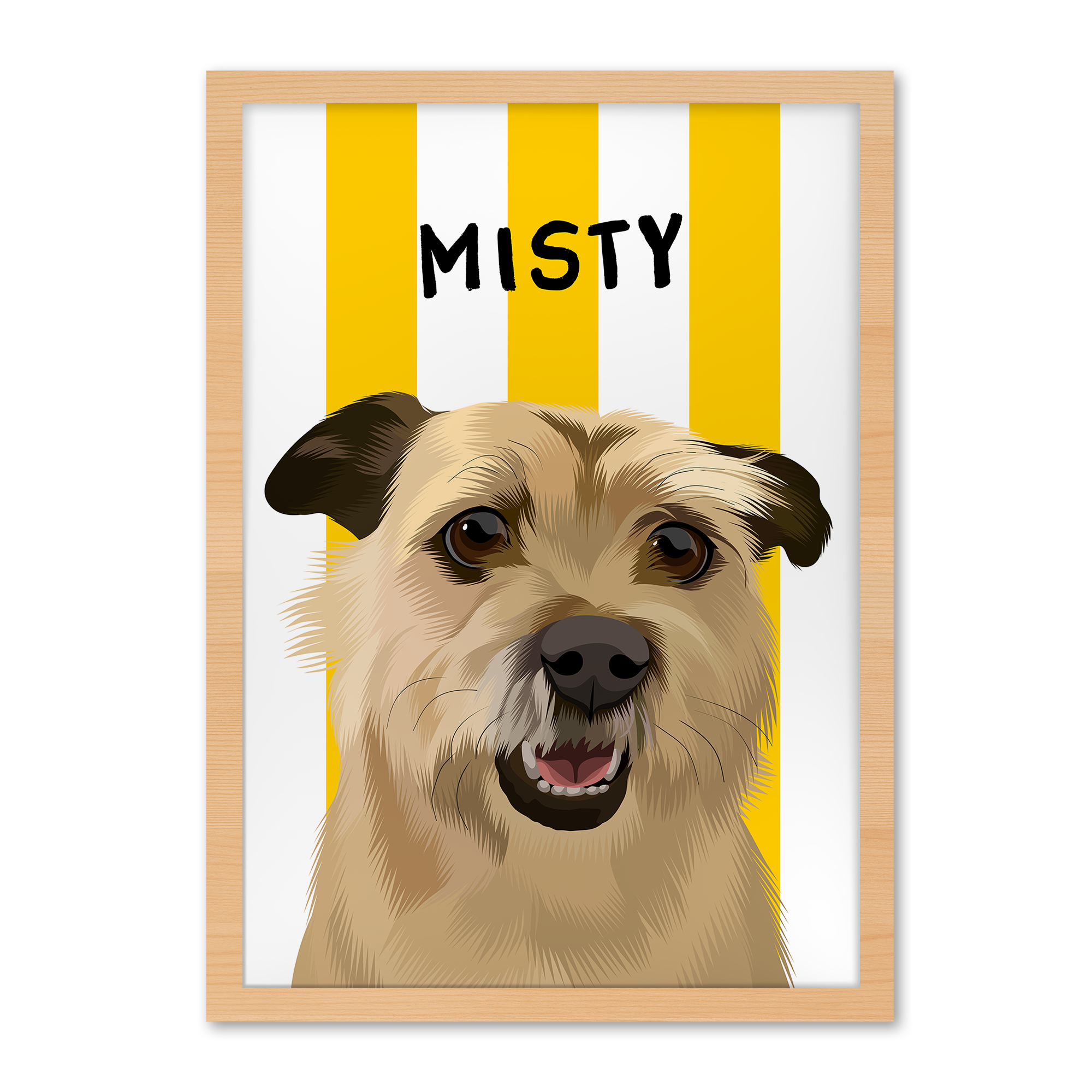 Stripes | Custom Pet Portrait