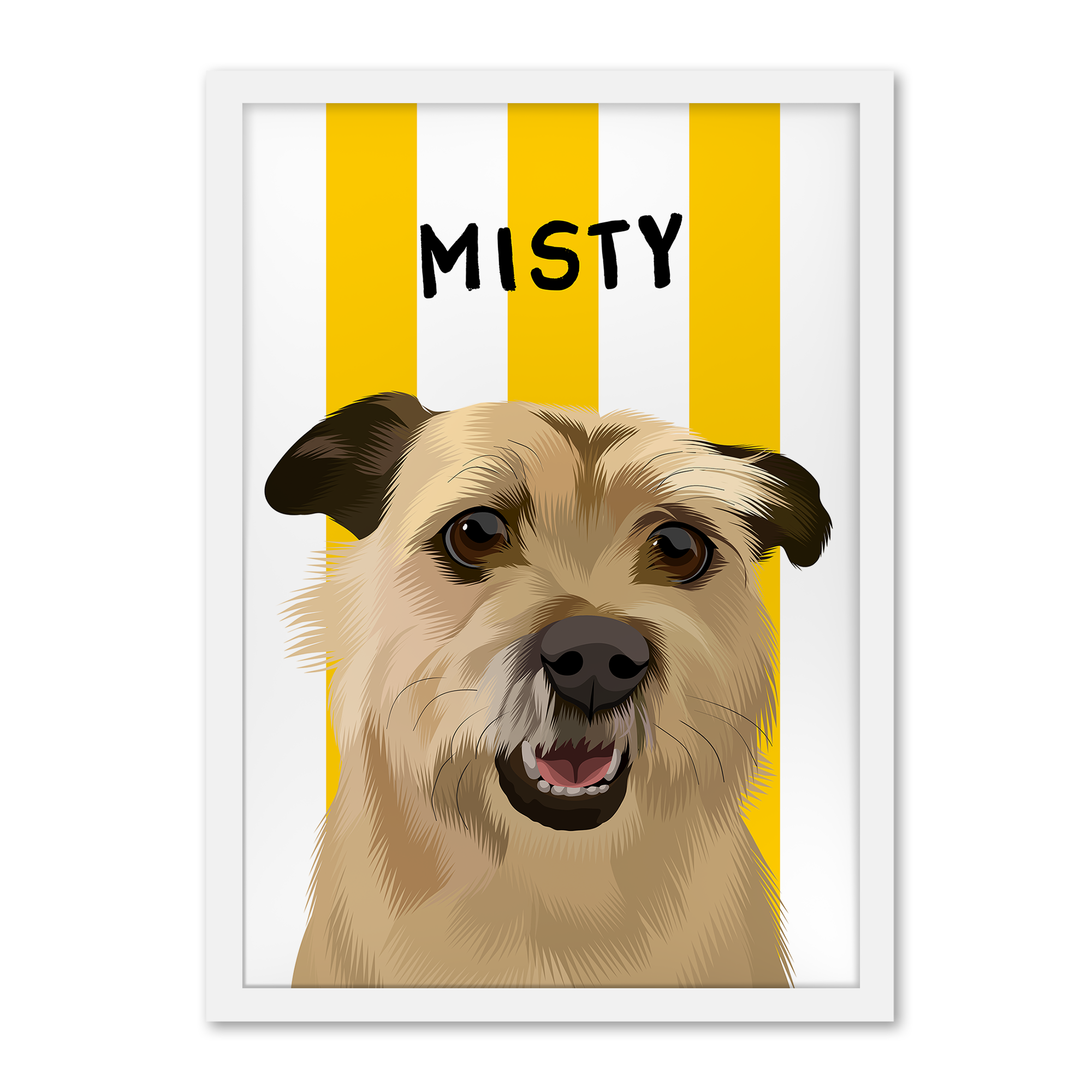 Stripes | Custom Pet Portrait