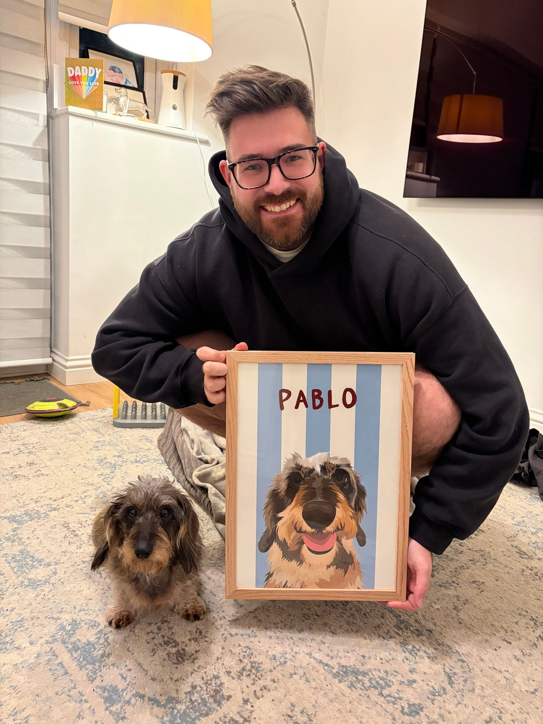 Stripes | Custom Pet Portrait