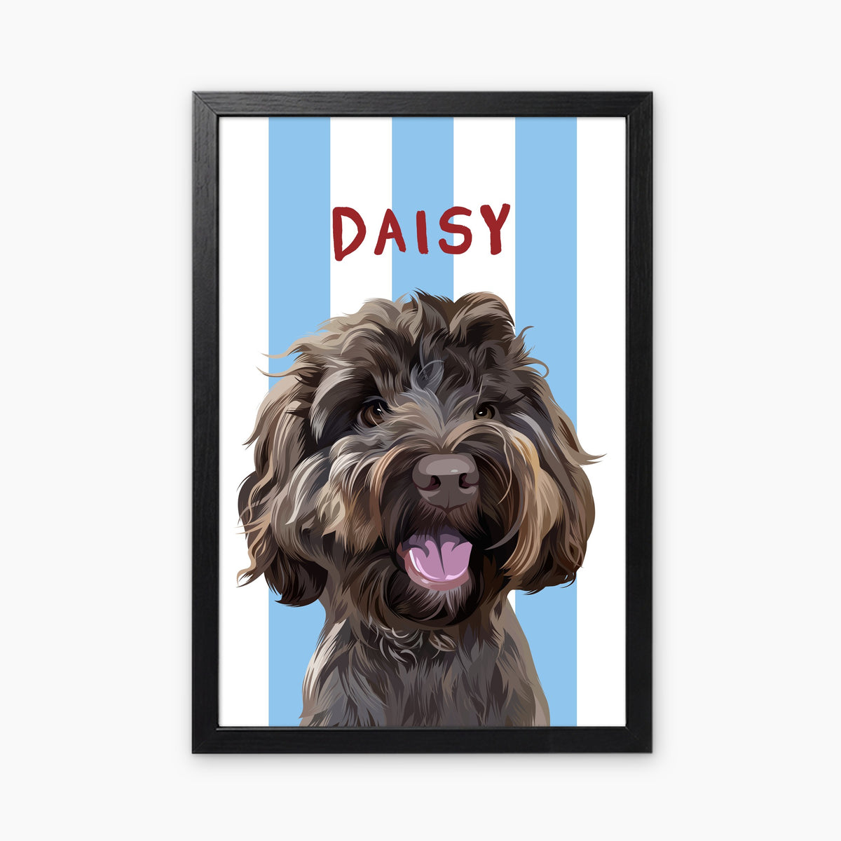Stripy | Custom Pet Portrait