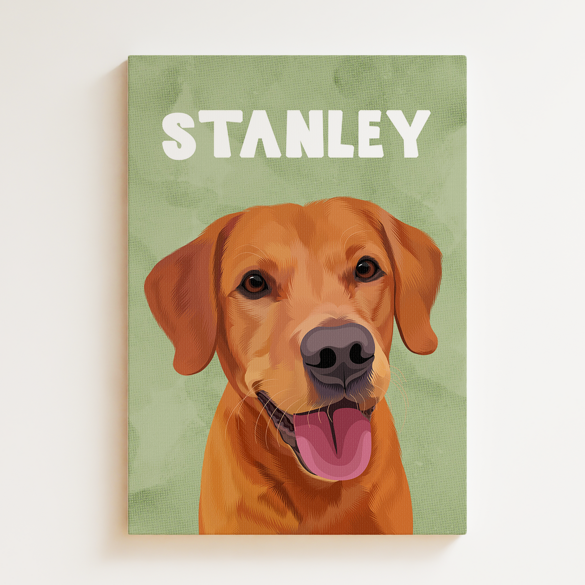 Wanderer | Custom Pet Portrait Canvas