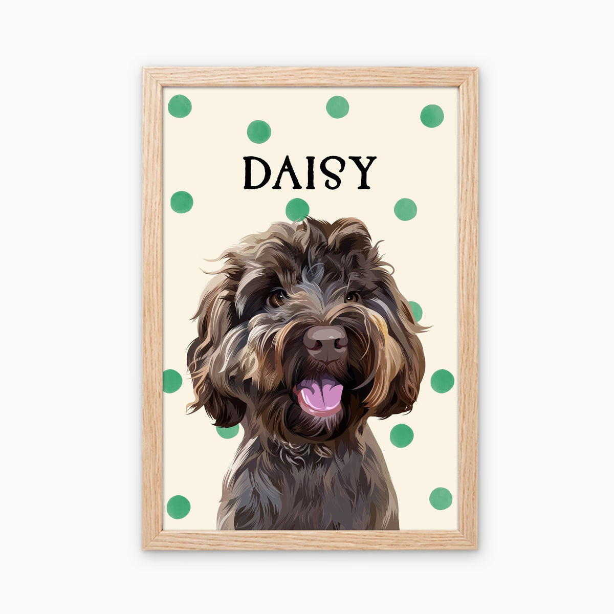 Polka Dots | Custom Pet Portrait