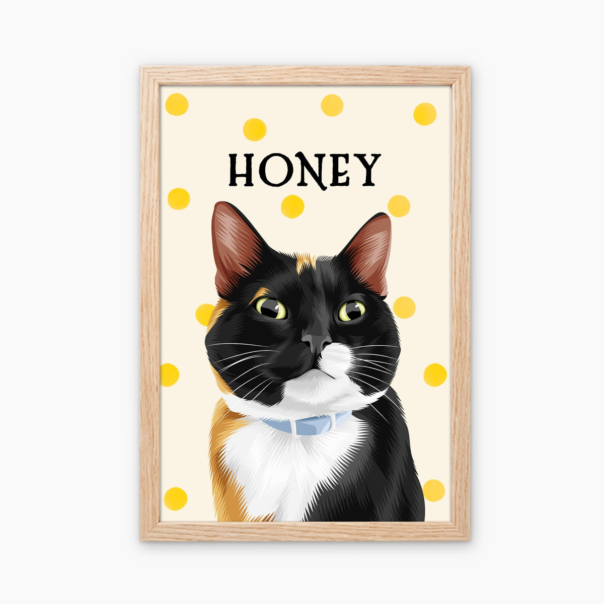 Polka Dots | Custom Pet Portrait