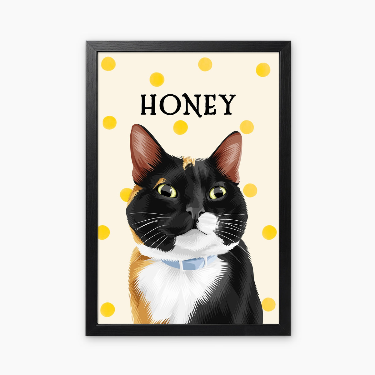 Polka Dots | Custom Pet Portrait
